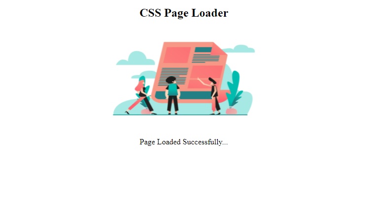 add css page loader