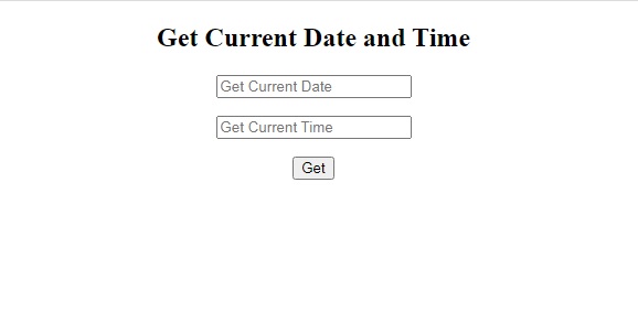 get date and time