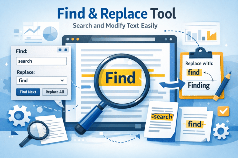find and replace text online