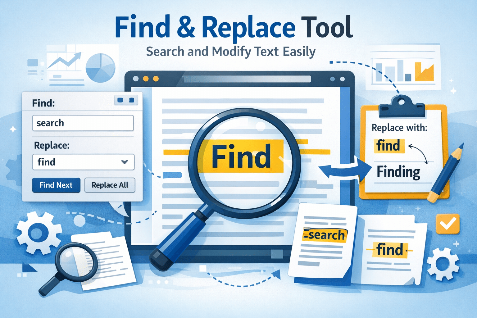 find and replace text online