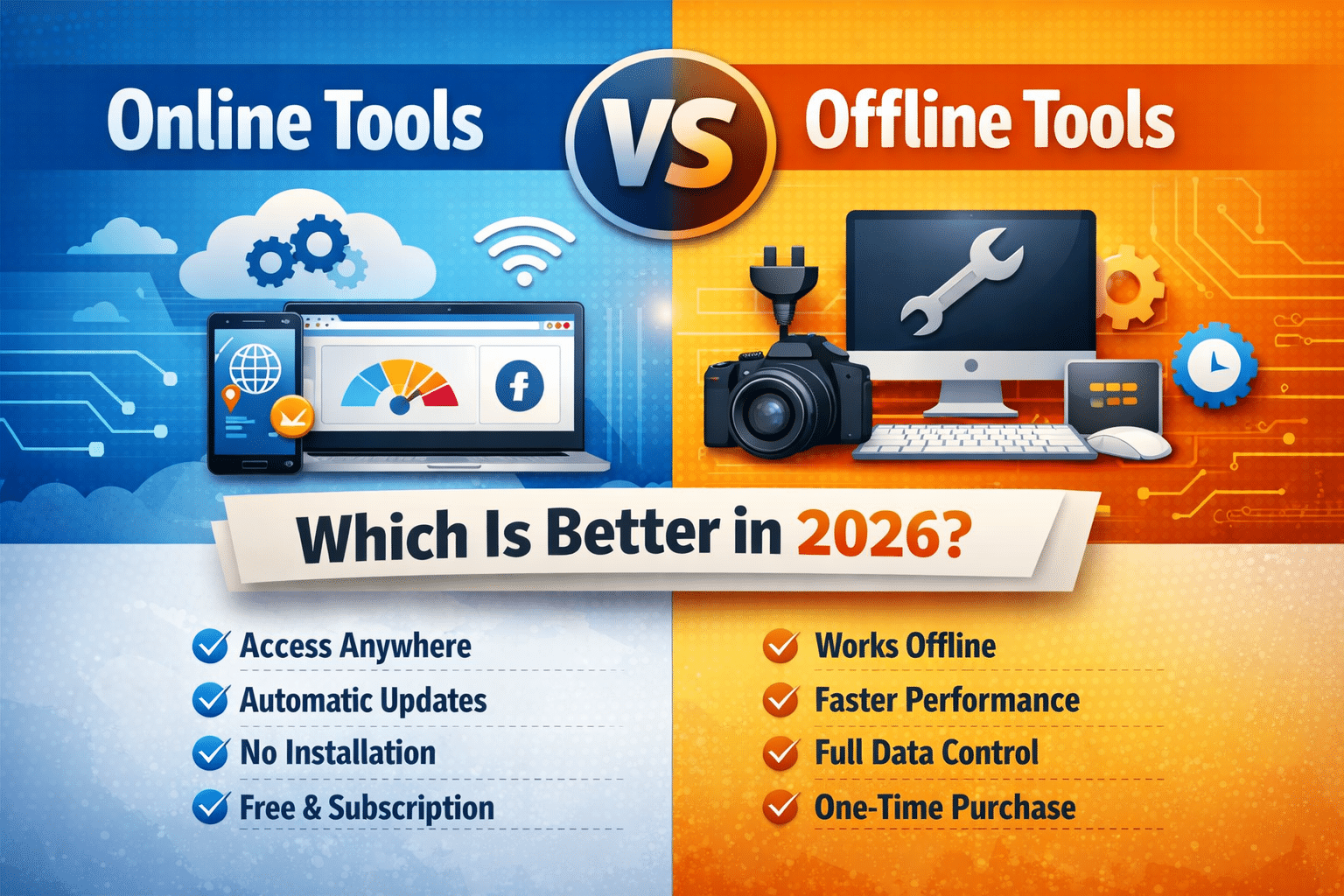 online tools vs offline tools